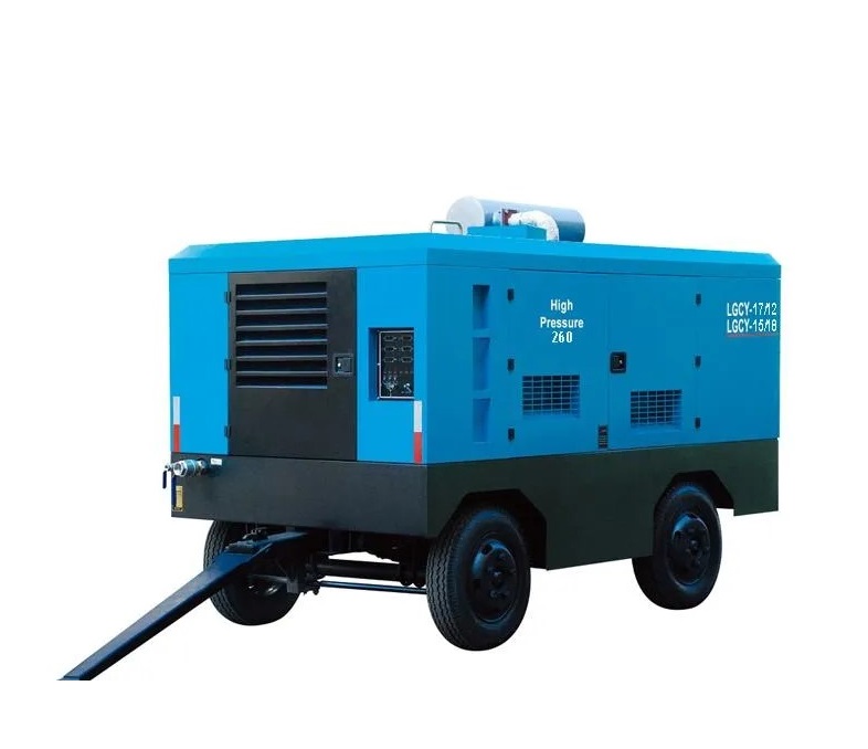 LGCY Mobile Diesel Screw Air Compressor (Single/Two-Stage)