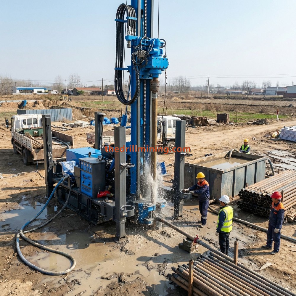 KS300/KS350/KS400 Crawler & Wheeled Water Well Rigs | 300-400m Depth