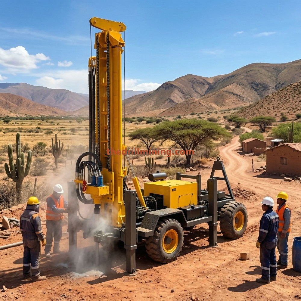 KS130/KS180/KS260 Crawler & Wheeled Water Well Drilling Rigs | 130-260m Depth